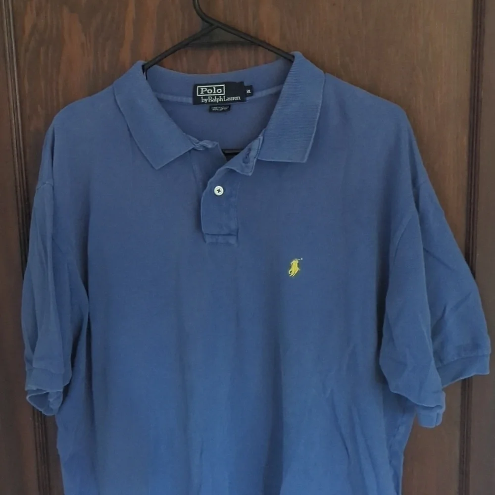 Polo by Ralph Lauren Periwinkle Blue Short Sleeve Polo Size XL